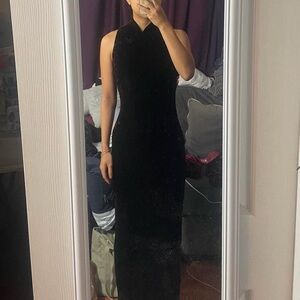 mica vintage velvet dress